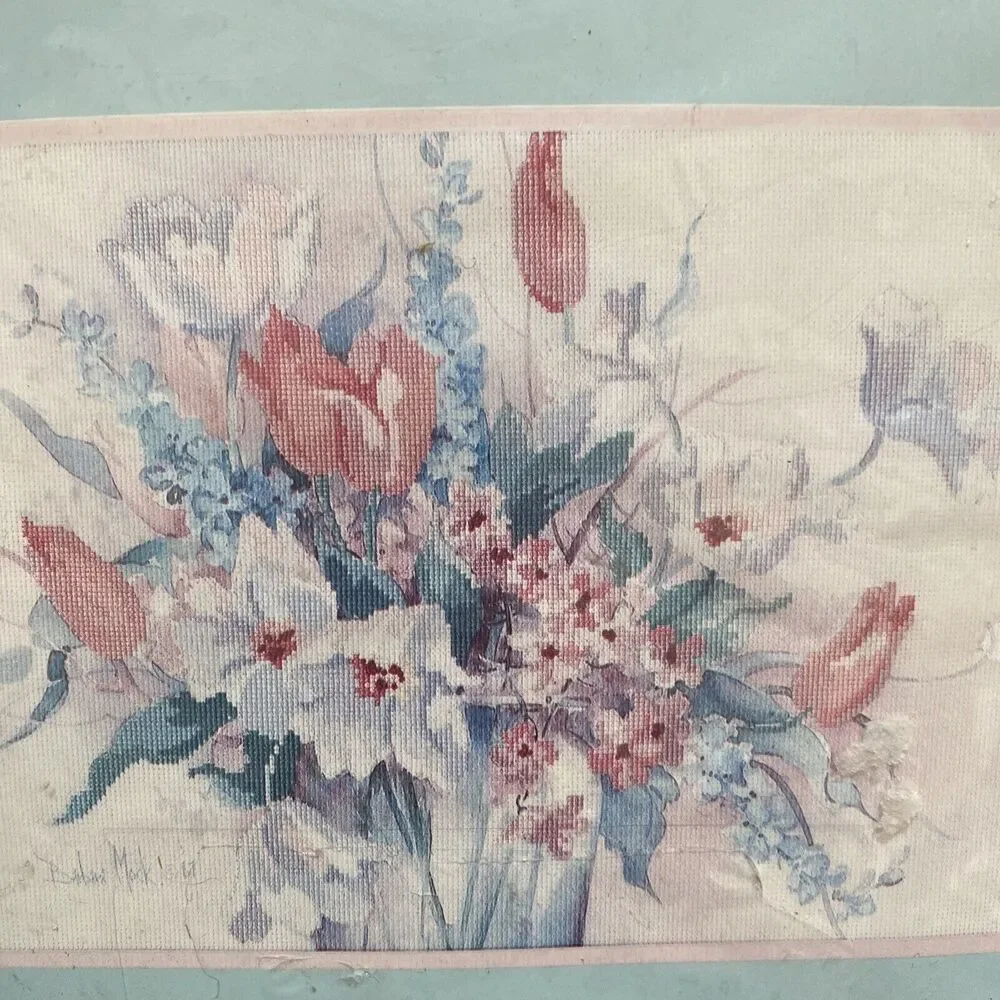 Dimensions Spring Profusion No Count Cross Stitch Kit #3913 Vintage 1988 Crafts
